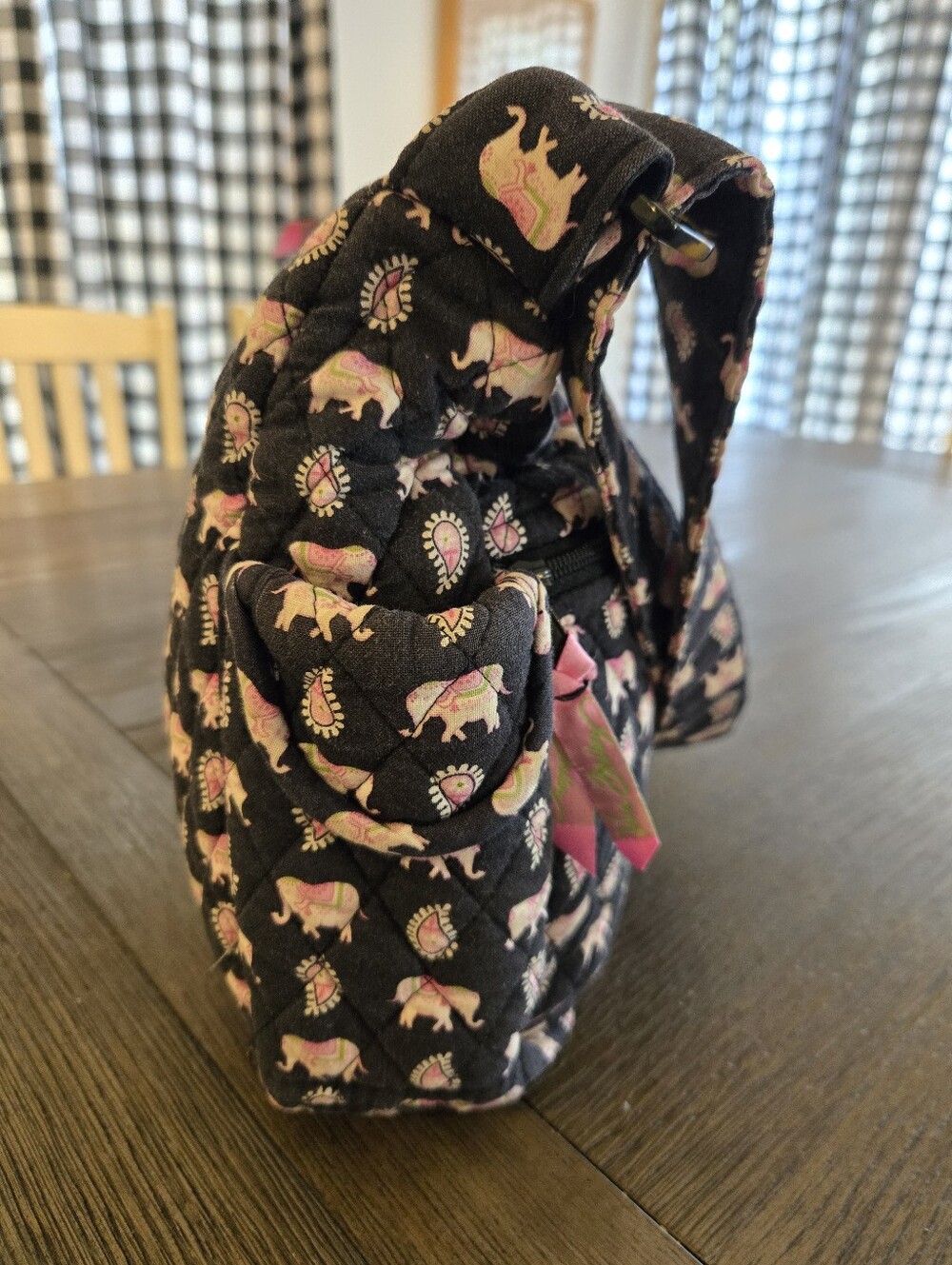 2007 Vera Bradley On The GO Pink Elephants - Picture 2 of 13